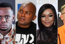 Bonang Matheba at a South African entertainment event, the TV personality whose past relationships have often made headlines.